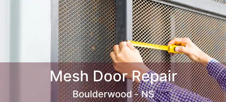  Mesh Door Repair Boulderwood - NS