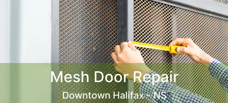  Mesh Door Repair Downtown Halifax - NS