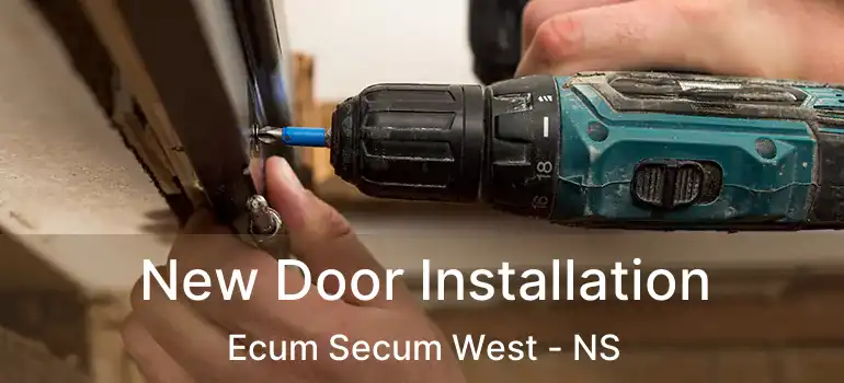  New Door Installation Ecum Secum West - NS