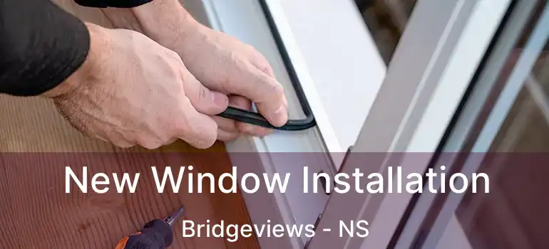  New Window Installation Bridgeviews - NS