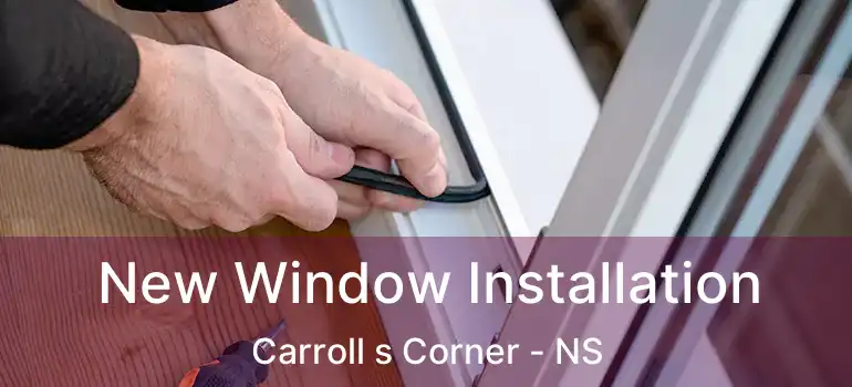  New Window Installation Carroll s Corner - NS