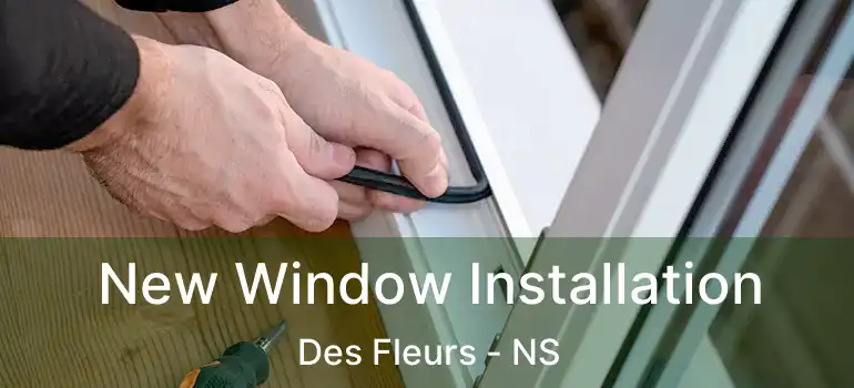  New Window Installation Des Fleurs - NS