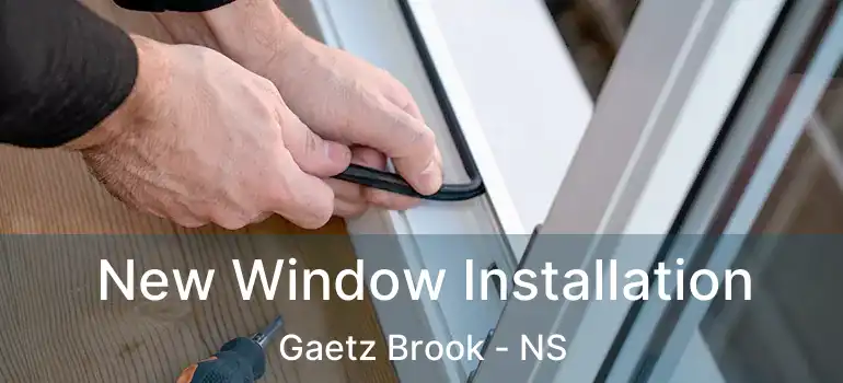  New Window Installation Gaetz Brook - NS