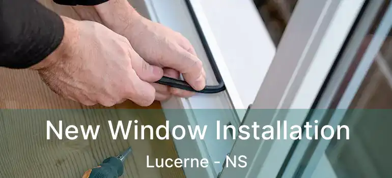  New Window Installation Lucerne - NS