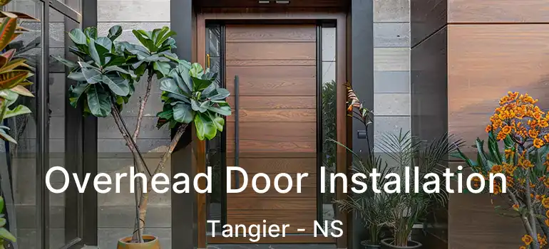  Overhead Door Installation Tangier - NS