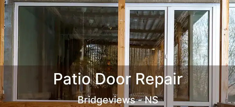  Patio Door Repair Bridgeviews - NS