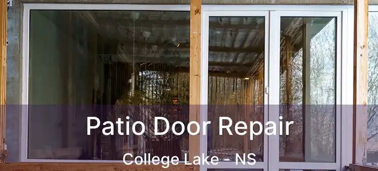  Patio Door Repair College Lake - NS