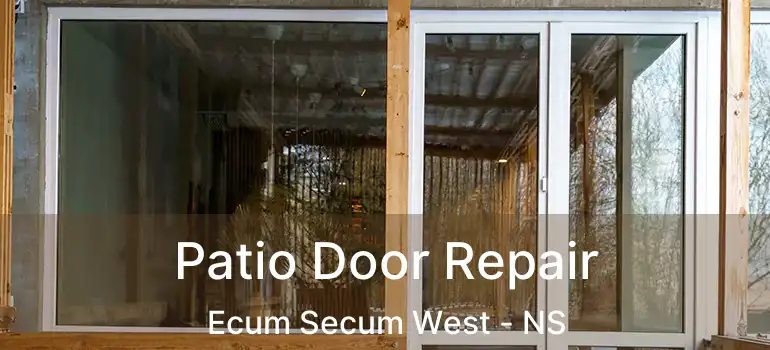  Patio Door Repair Ecum Secum West - NS