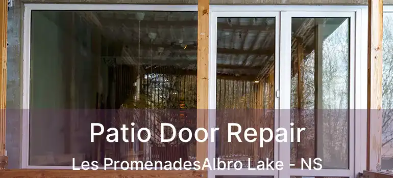  Patio Door Repair Les PromenadesAlbro Lake - NS