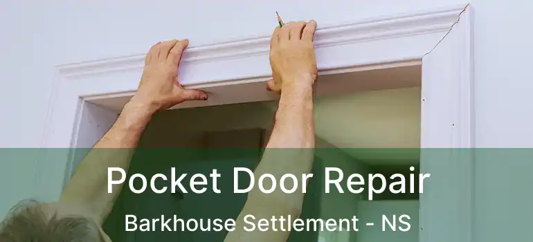  Pocket Door Repair Barkhouse Settlement - NS