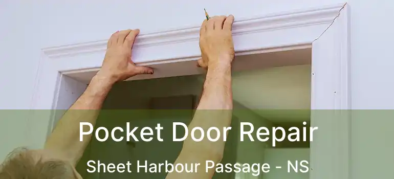  Pocket Door Repair Sheet Harbour Passage - NS