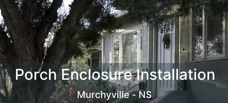  Porch Enclosure Installation Murchyville - NS