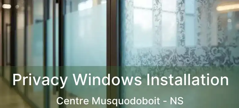  Privacy Windows Installation Centre Musquodoboit - NS