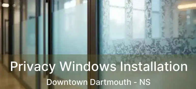  Privacy Windows Installation Downtown Dartmouth - NS