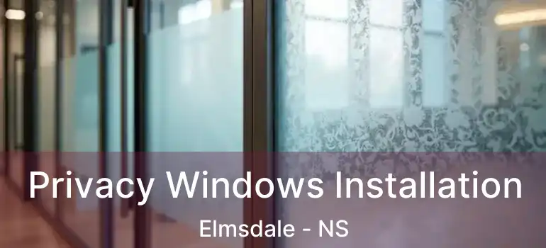  Privacy Windows Installation Elmsdale - NS