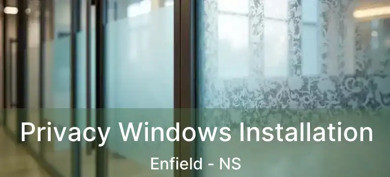  Privacy Windows Installation Enfield - NS