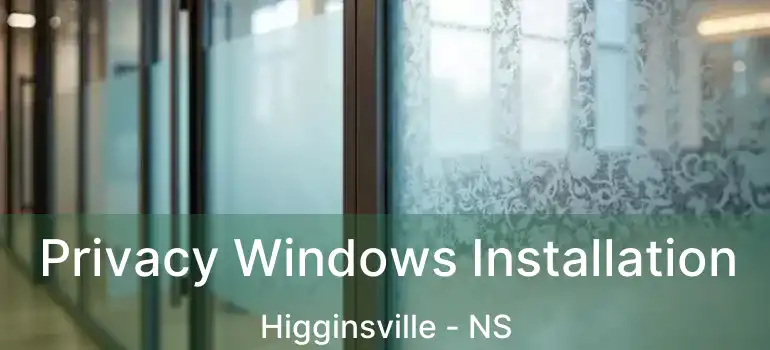  Privacy Windows Installation Higginsville - NS