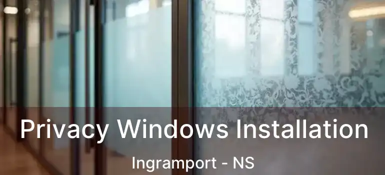  Privacy Windows Installation Ingramport - NS