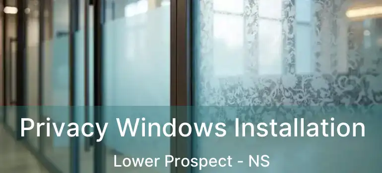  Privacy Windows Installation Lower Prospect - NS