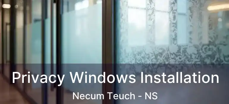  Privacy Windows Installation Necum Teuch - NS