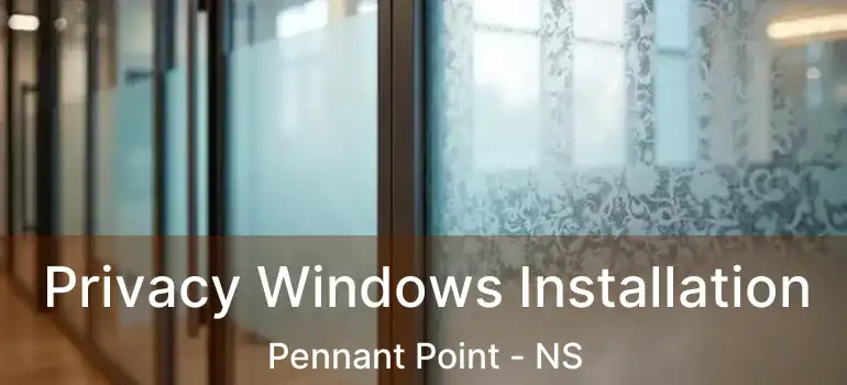  Privacy Windows Installation Pennant Point - NS