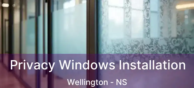  Privacy Windows Installation Wellington - NS