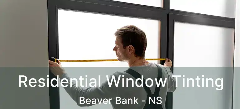  Residential Window Tinting Beaver Bank - NS