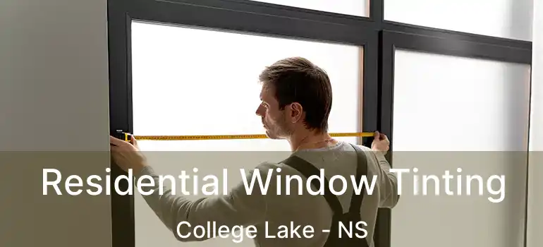  Residential Window Tinting College Lake - NS