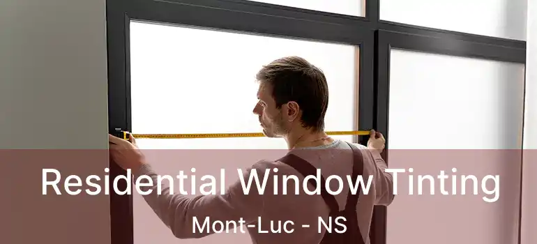  Residential Window Tinting Mont-Luc - NS