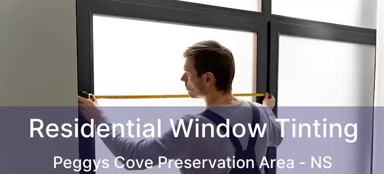  Residential Window Tinting Peggys Cove Preservation Area - NS