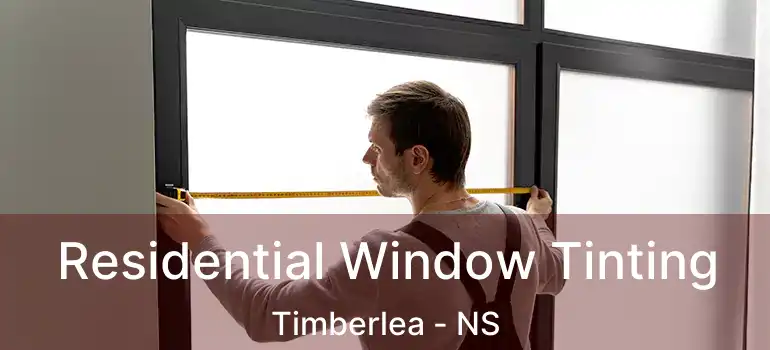  Residential Window Tinting Timberlea - NS