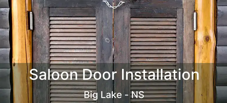  Saloon Door Installation Big Lake - NS