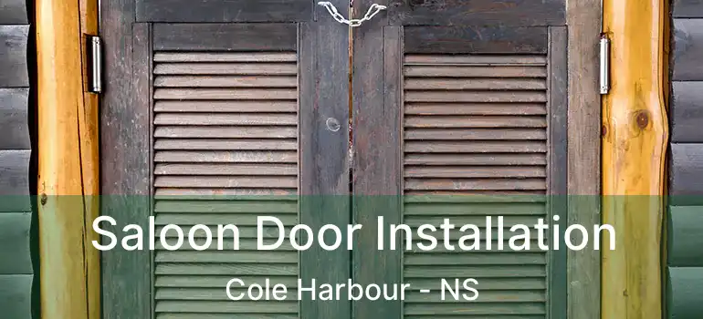  Saloon Door Installation Cole Harbour - NS