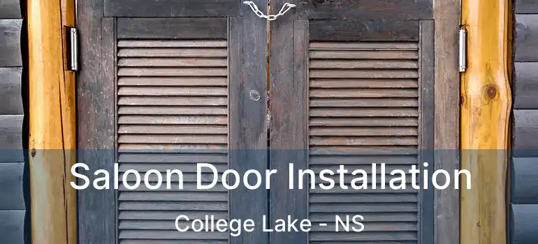  Saloon Door Installation College Lake - NS