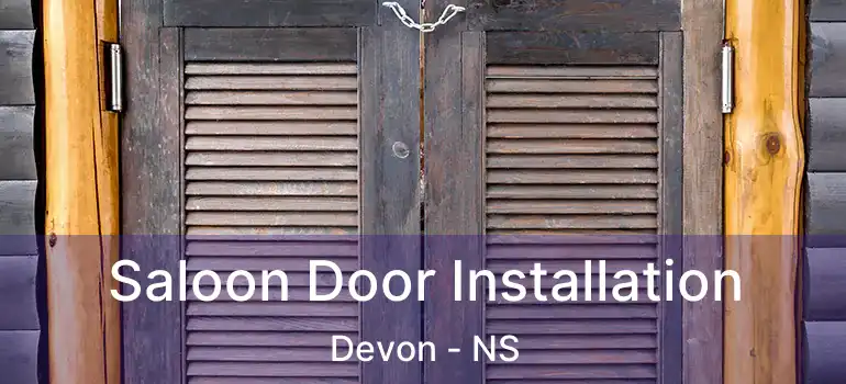  Saloon Door Installation Devon - NS