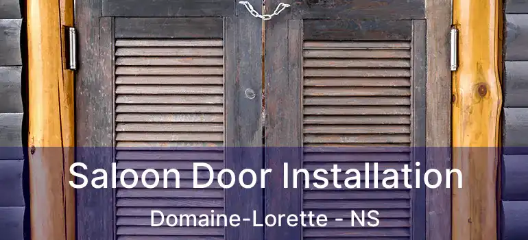  Saloon Door Installation Domaine-Lorette - NS