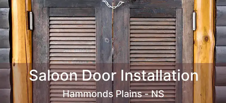  Saloon Door Installation Hammonds Plains - NS