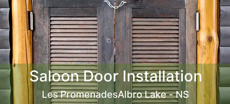  Saloon Door Installation Les PromenadesAlbro Lake - NS