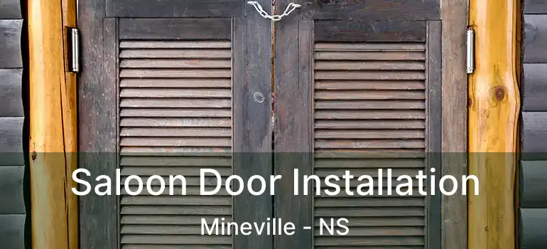  Saloon Door Installation Mineville - NS