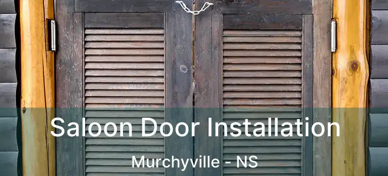  Saloon Door Installation Murchyville - NS