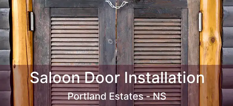  Saloon Door Installation Portland Estates - NS