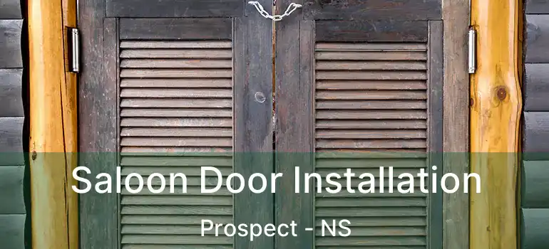  Saloon Door Installation Prospect - NS