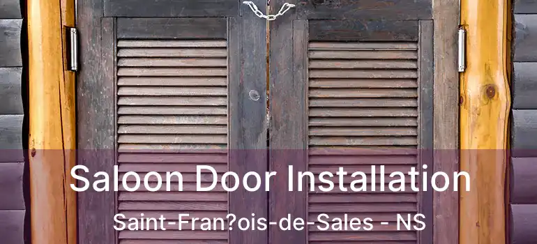  Saloon Door Installation Saint-Fran?ois-de-Sales - NS