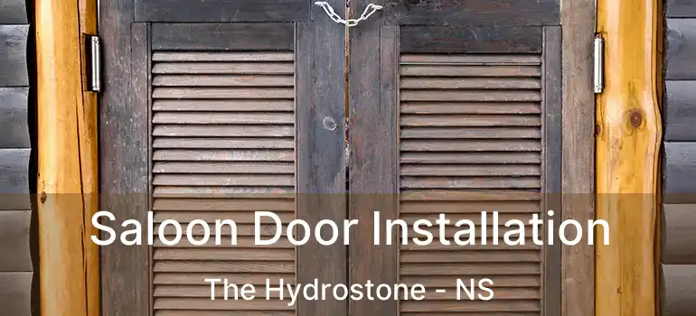  Saloon Door Installation The Hydrostone - NS