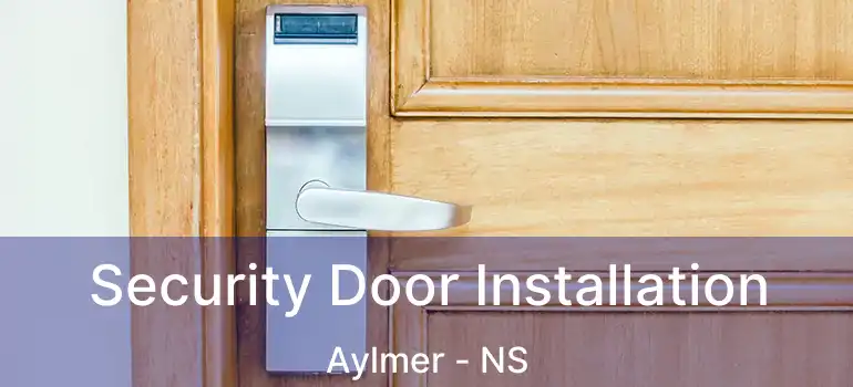  Security Door Installation Aylmer - NS