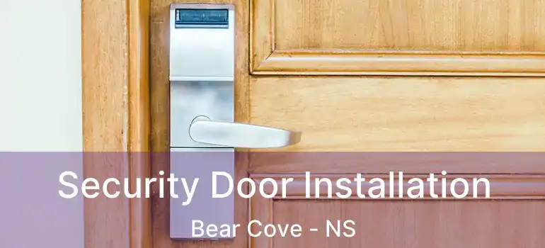  Security Door Installation Bear Cove - NS