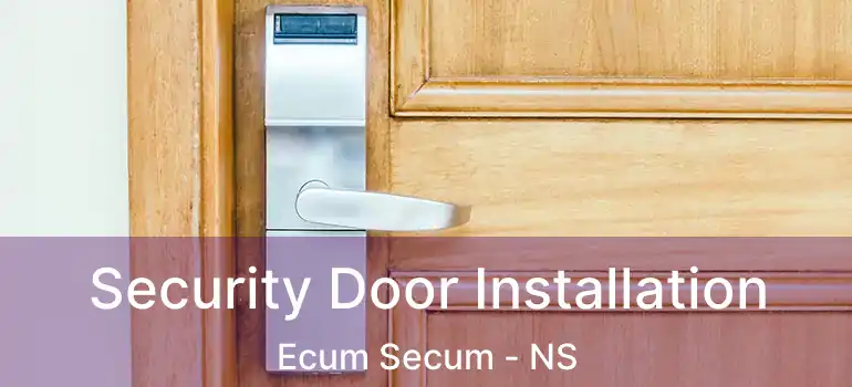  Security Door Installation Ecum Secum - NS