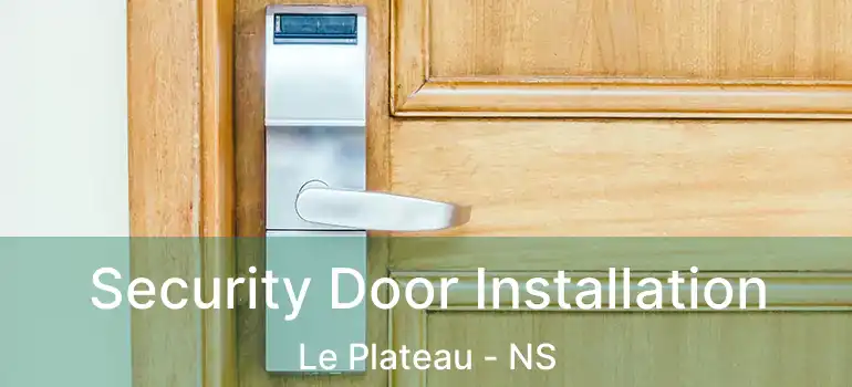  Security Door Installation Le Plateau - NS