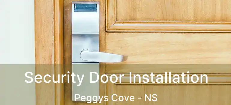  Security Door Installation Peggys Cove - NS