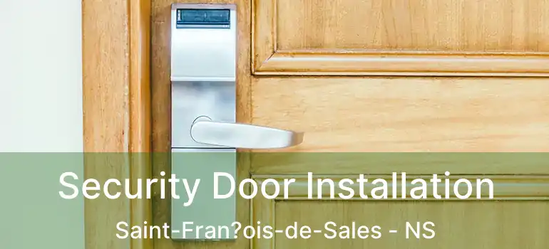  Security Door Installation Saint-Fran?ois-de-Sales - NS